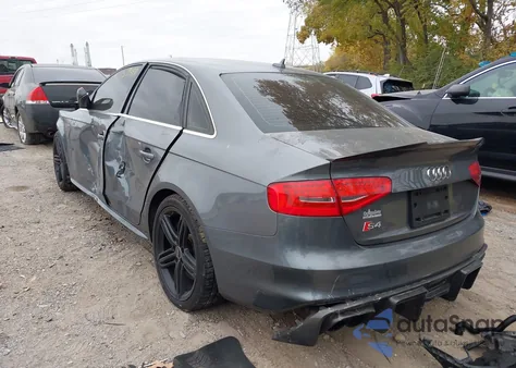 2014 Audi S4 3.0T Premium Plus z USA, uszkodzony, nr VIN WAUBGAFL1EA039769